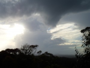 Storms over Bilpin, Yarramundi and Castlereagh on 8/4/12