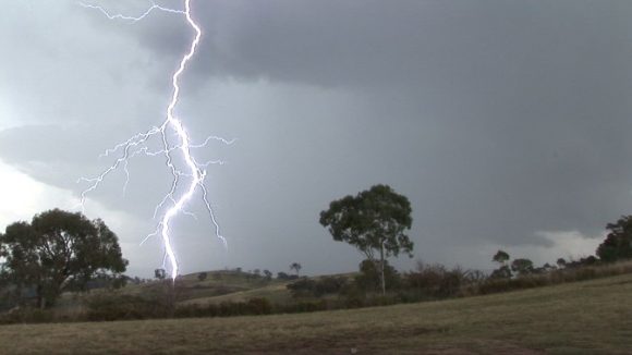 Spectacular lightning display Mt Panorama (Bathurst) 21 January 2012 3
