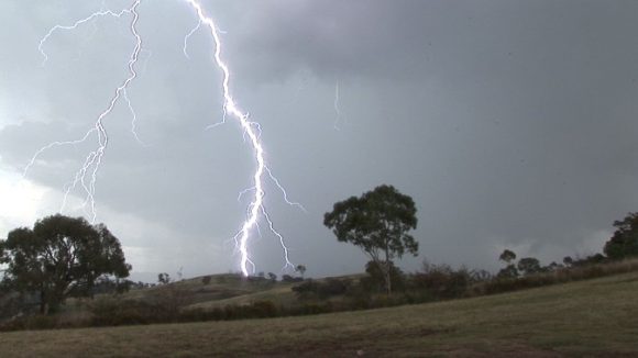 Spectacular lightning display Mt Panorama (Bathurst) 21 January 2012 4