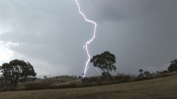 Spectacular lightning display Mt Panorama (Bathurst) 21 January 2012 5