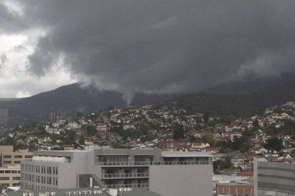 Tornado Hobart Tasmania 9 November 2012
