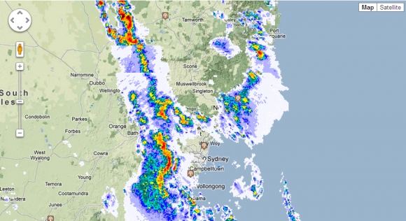 Severe storm warnings for Sydney and eastern NSW 1st February 2013