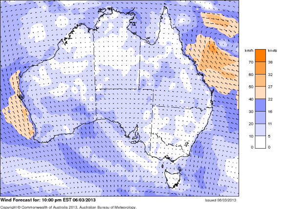 Monsoonal Trough in Western Queensland 6th March 2013 2
