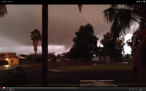 Storms Western NSW Victoria Tornado in Mulwala 21st March 2013 1