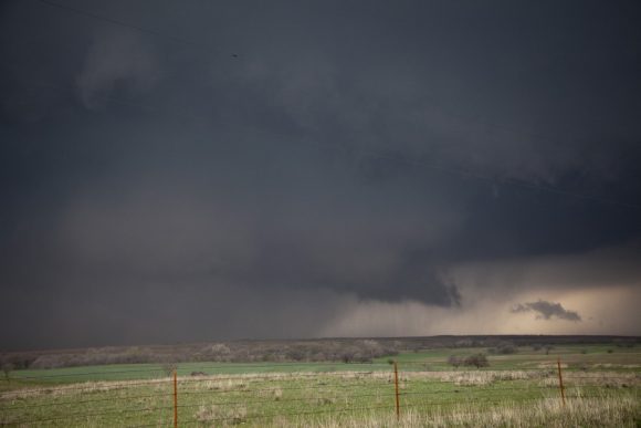 Supercells and rotation Oklahoma 17th April 2013 1