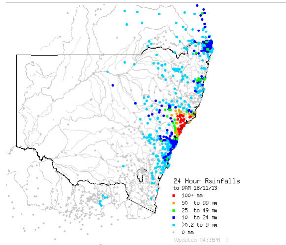 Rain and Storms from 18th November 2013 1