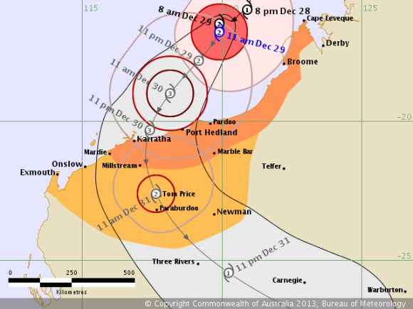 tropical_cyclone_christine_track_29th_december_2013