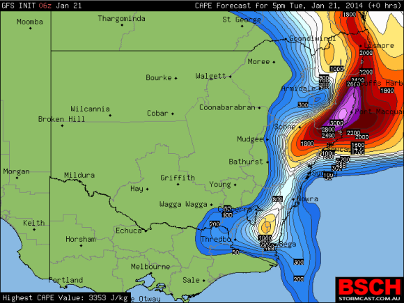 high_CAPE_Mid_North_Coast_21st_January_2014