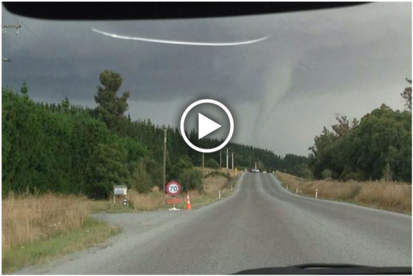 Tornado Canterbury New Zealand 23rd February 2014