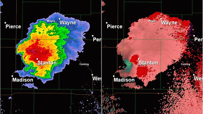 Twin Tornadoes Pilger, Nebraska