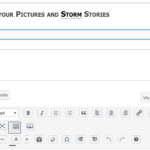 Submit your Storm Stories or pictures here storm stories