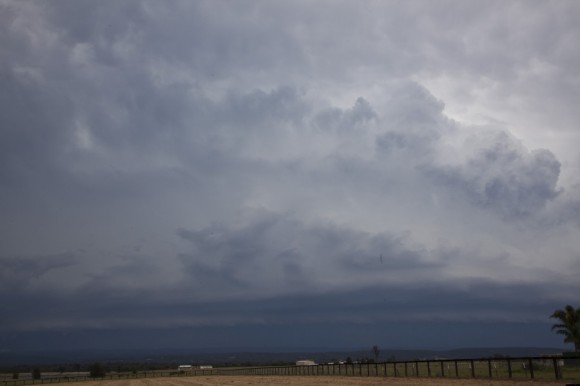 Squall line approaches