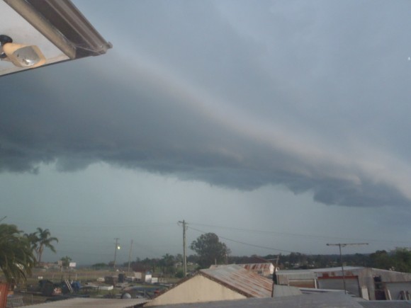 Linda Deguara took this picture of shelf cloud