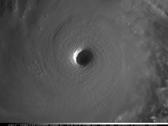 Satellite Image Super Typhoon Vongfong