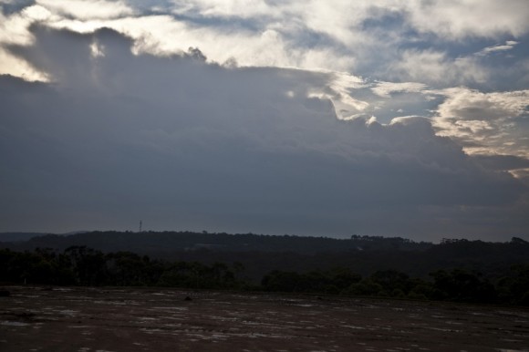 Last storm of the day that came from north of Richmond towards the coast