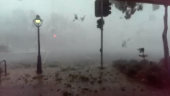 Violent Brisbane Storm 27th November 2014