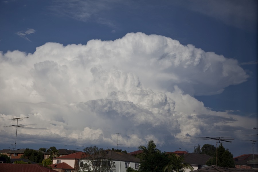 Storm Cells Sydney and Central Coast 2nd December 2014