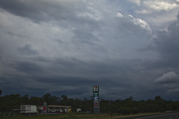 Approaching storm base Southern Tablelands near Moss Vale