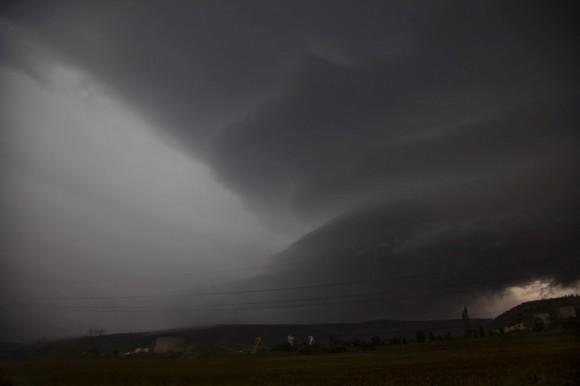 More inflow can be seen into the supercell