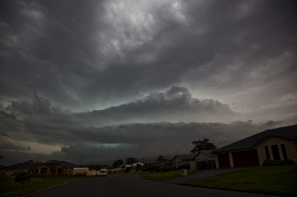 A second storm probable supercell followed the original supercell