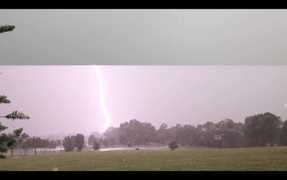 Sydney Lightning Christmas Day 2014