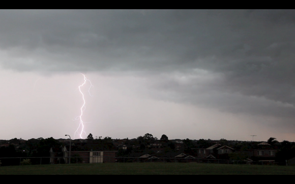 Sydney Lightning Christmas Day 2014