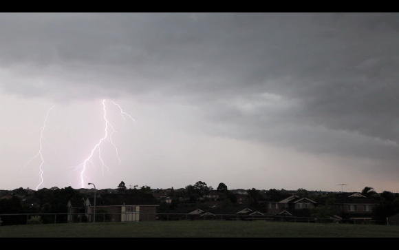 Sydney Lightning Christmas Day 201405