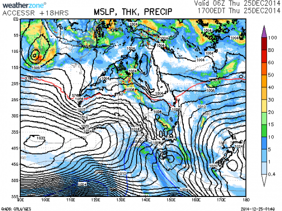 Tropical Cyclone Kate 25th December 2014