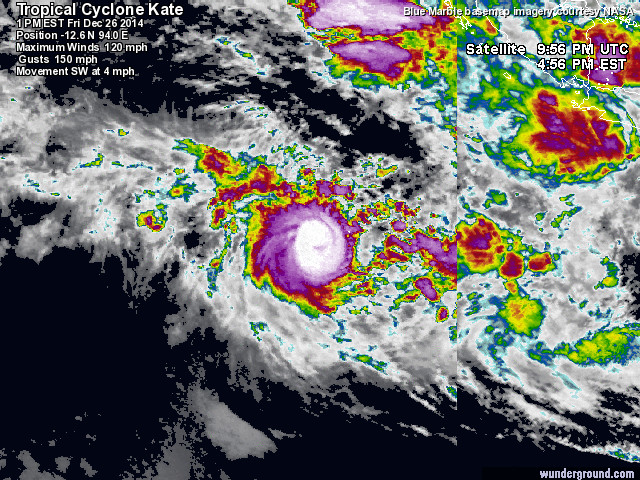 Tropical Cyclone Kate Satellite image