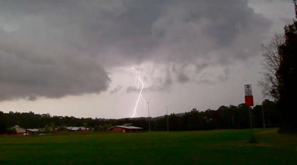 Staccato Lightning Batemans Bay Lightning 9th January 2015