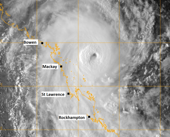 Tropical Cyclone Marcia Satellite Image