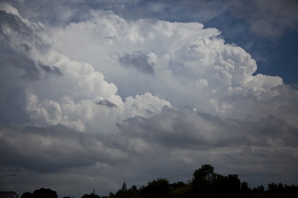 This storm near Campbelltown eventually died near Liverppol