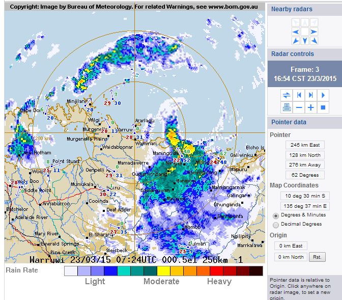 Tropical Cyclone Nathan redevelops a third time 22 March 2015 2