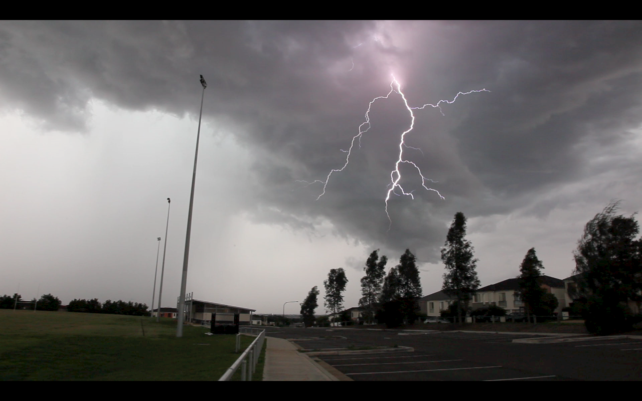 Sydney Lightning Storms 6th April 2015