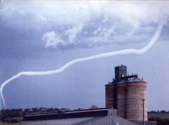 Australian tornado rope out Merriwa