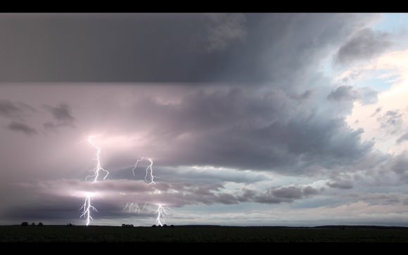 Lightning near Billa Billa Qld