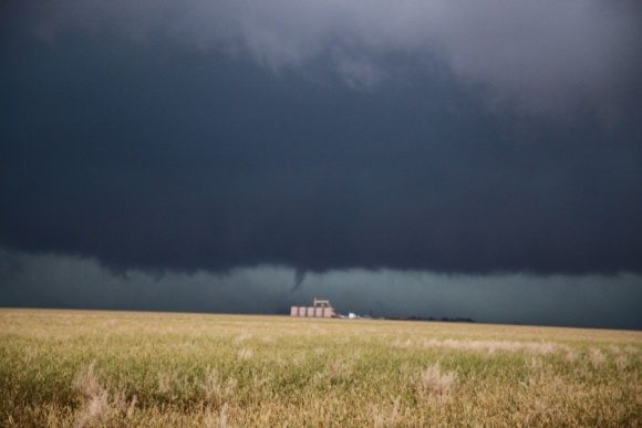 Simultaneous tornado near Perryton tornado