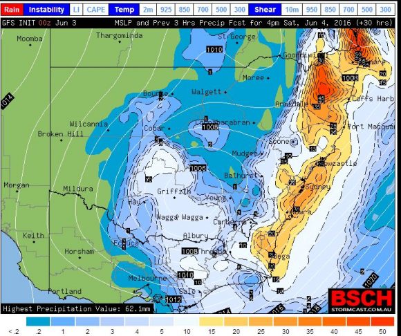 Synoptic Chart Nsw