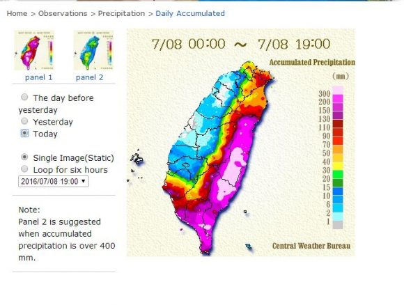 TaiwanRainfall