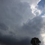 hunter valley developing supercell with golf ball sized hailstones