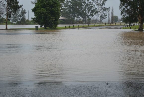 Flooded parks and parklands