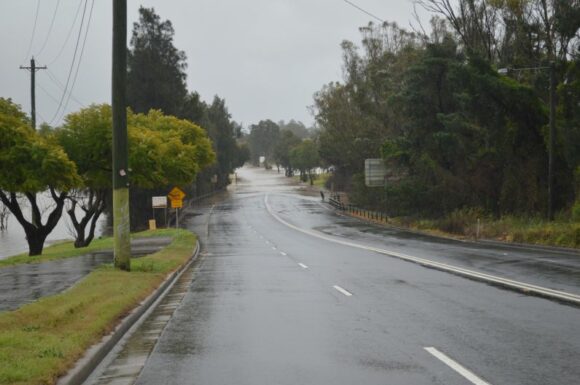 Closed and flooded roads