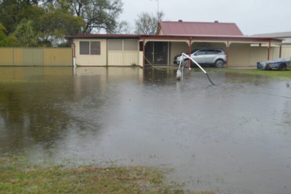 House Flooded in low lying areas Schofields