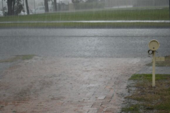 Heavy rainfall from storm Saturday 24 September 2022