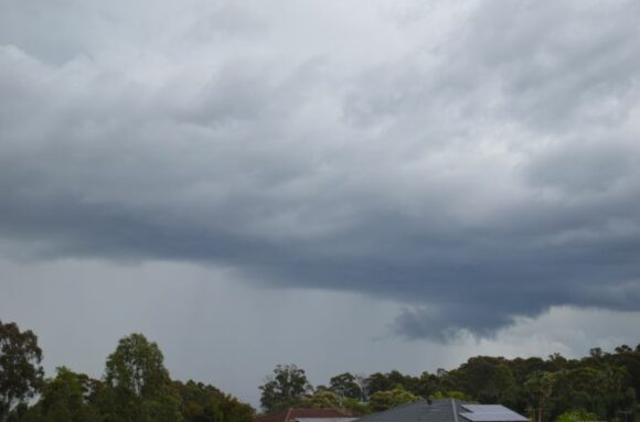 Western Sydney afternoon rain storm Saturday 22 October 2022