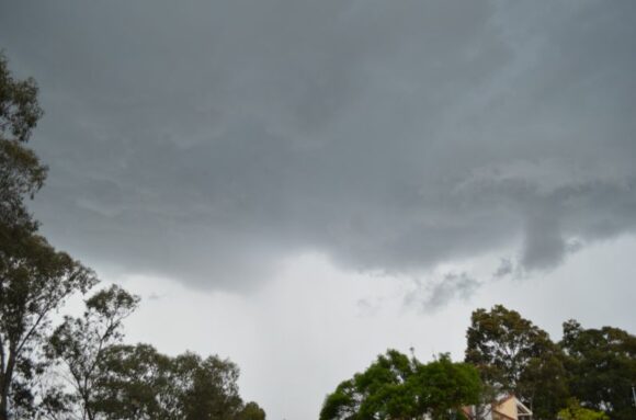 Saturday afternoon rainstorm Western Sydney Saturday 22 October 2022