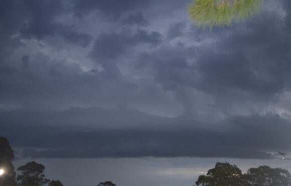 Late storms cells Western Sydney