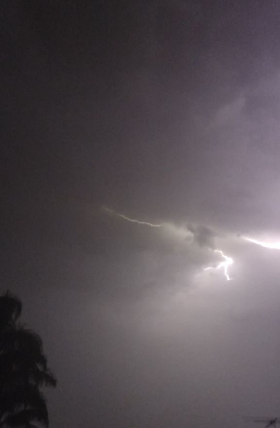 Major thunderstorm over Western Sydney with lightning Tuesday 24 January 2023. Major thunderstorm over Western Sydney with lightning Tuesday 24 January 2023.