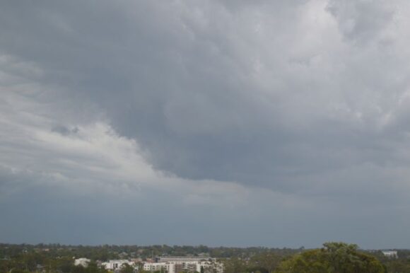 Western Sydney storm from Rooty Hill Sunday 29 January 2023