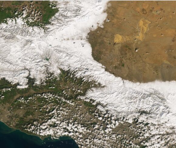 California snowstorm - February and March 2023.